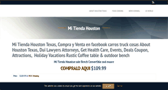 Desktop Screenshot of mitiendahouston.com