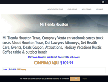 Tablet Screenshot of mitiendahouston.com